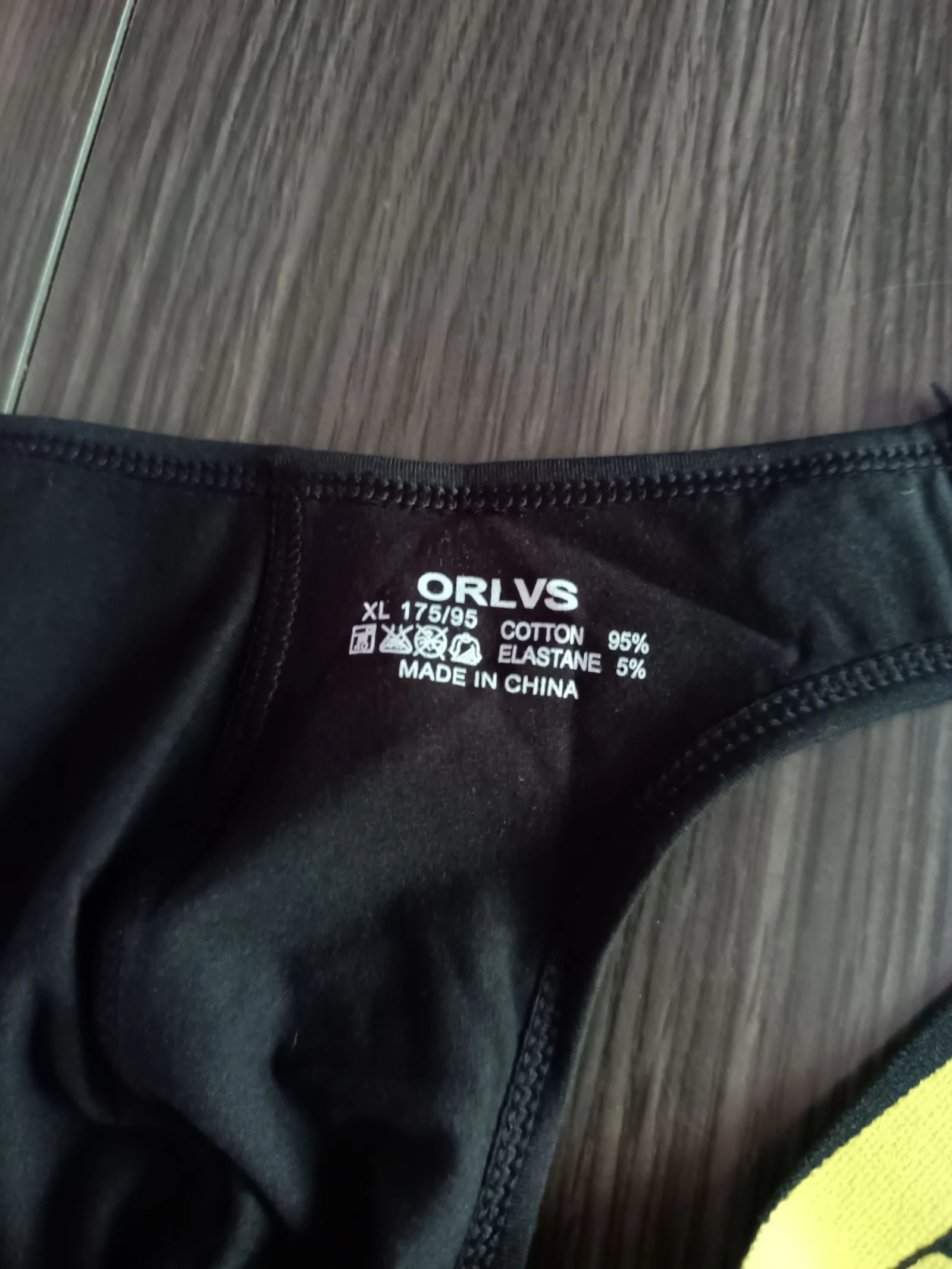 Black and Yellow Men's Jockstrap – photo 6